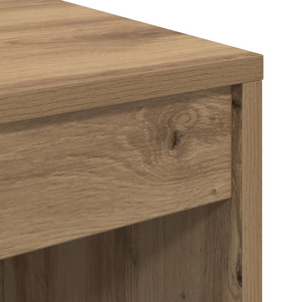 vidaXL Skrivebord Artisan Eik 90 x 40 x 76 cm