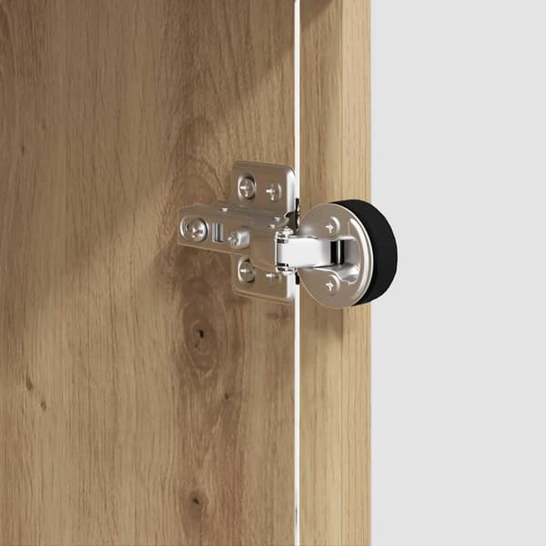 vidaXL Serviesskap artisan eik 35 x 37 x 76 cm Konstruert tre