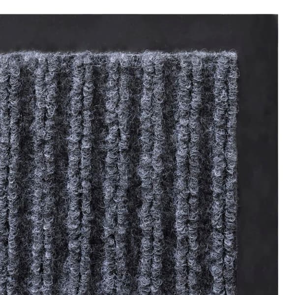 vidaXL Grå PVC Dørmatte 90 x 120 cm
