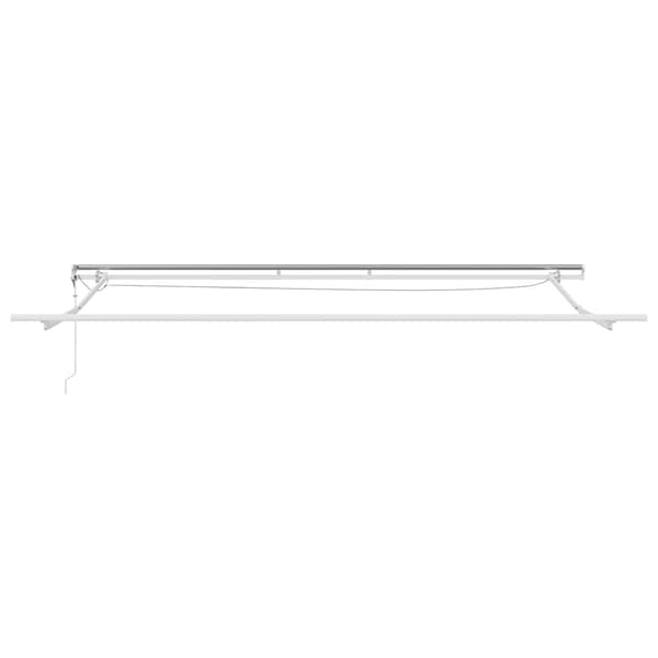 vidaXL Utfällbar markis Orange och Brunt 400 × 350 cm