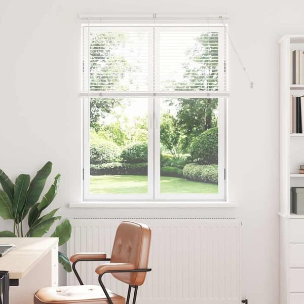 vidaXL Persienner Vit 130 x 105 cm Aluminium