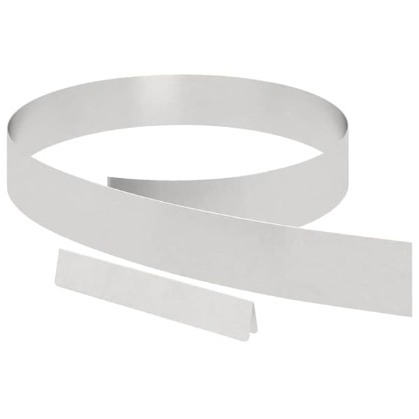 vidaXL Gjerdekant 4 pcs sølv 450 x 0.05 x 15 cm Rustfritt Stål