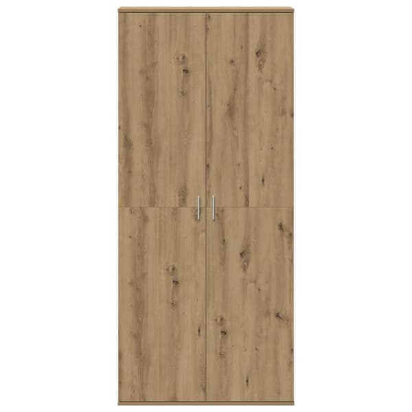 vidaXL Highboard artisan eik 80 x 35 x 180 cm Konstruert tre