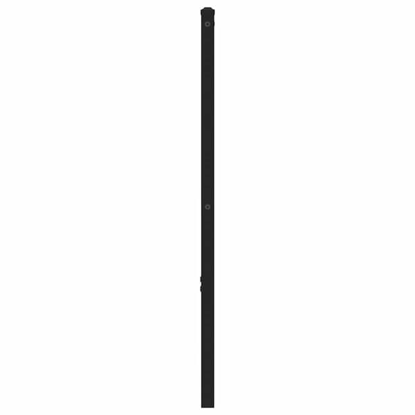 vidaXL Utskiftbar sengegavl brun eik 160 cm stål og konstruert tre