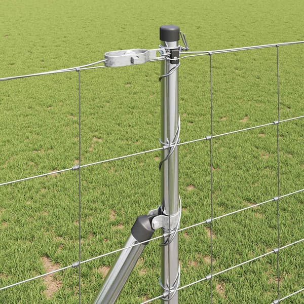 vidaXL Stängselstolpe Galvaniserad 25 x 1,2 m Stål