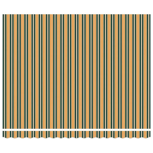 vidaXL Utfällbar markis Flerfärgsdesign 400 × 300 cm