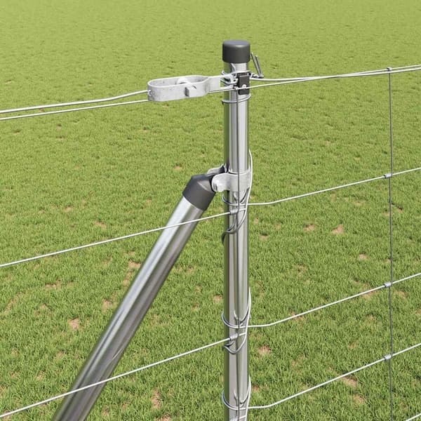 vidaXL Gjerdepåle Galvanisert 25 x 1,6 m Stål