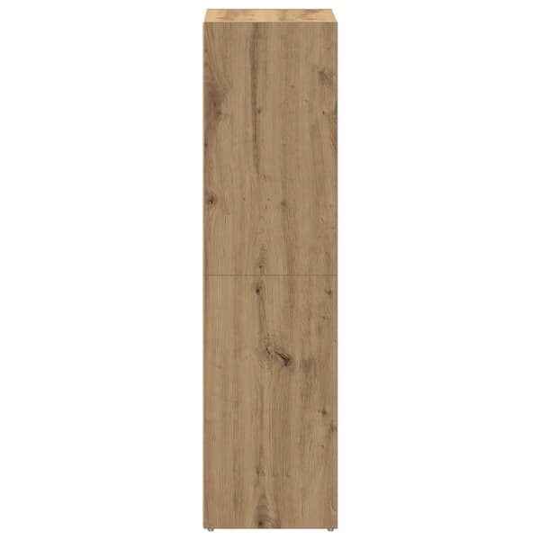 vidaXL Bokhylle artisan eik 36x30x114 cm konstruert tre