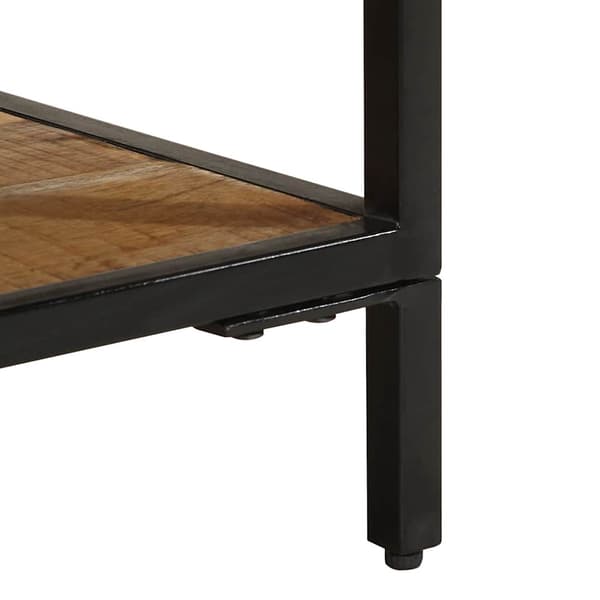 vidaXL Nattbord Brun 40 x 35 x 50 cm Solid mango tre og metall
