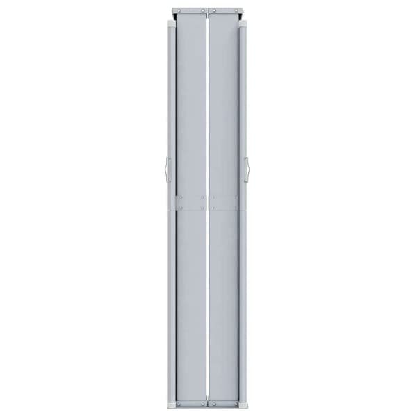 vidaXL Infällbar sidomarkis 220x600 cm röd