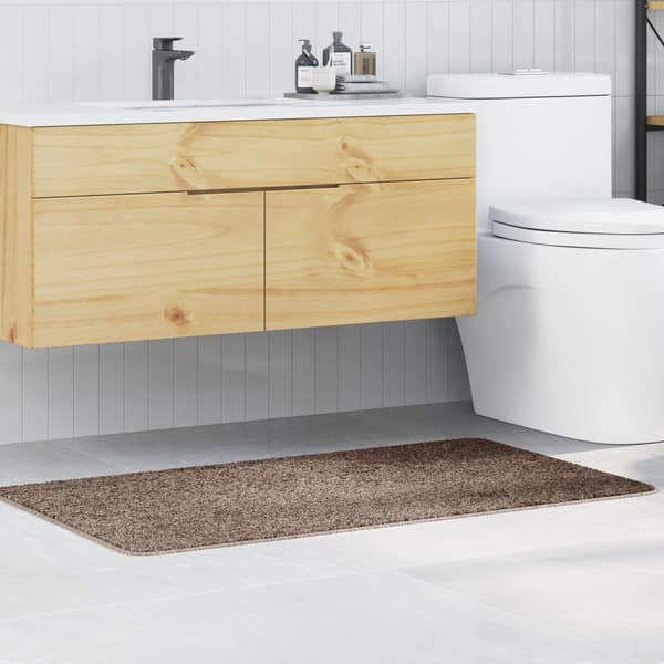 vidaXL Badematte Brun 70 x 120 cm Polypropen