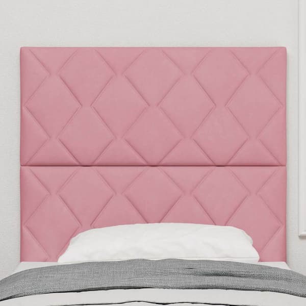 vidaXL LED huvuddyna Rosa 90 cm Sammet