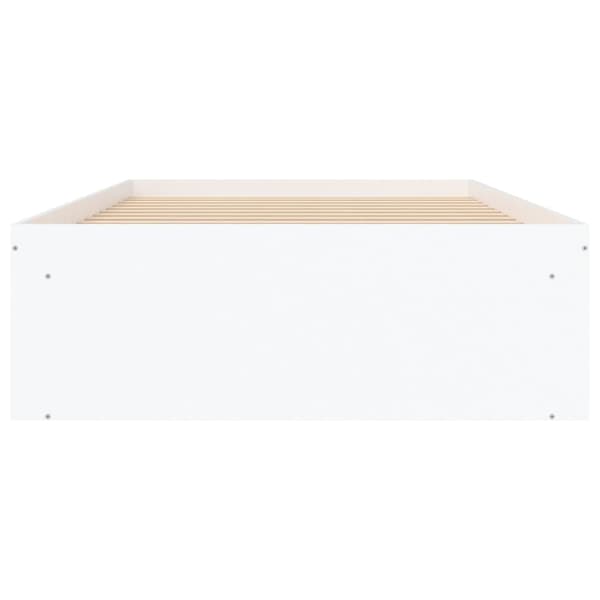 vidaXL Sengeramme hvit 90x200 cm