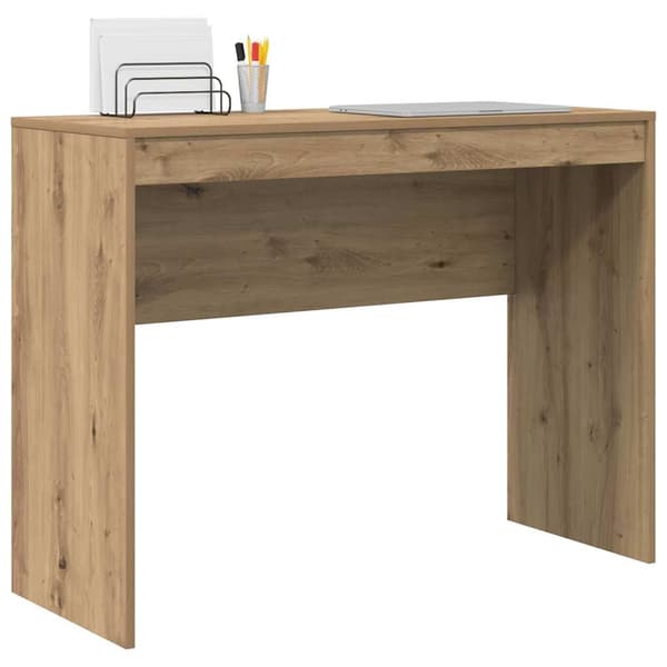 vidaXL Skrivebord Artisan Eik 100 x 40 x 76 cm