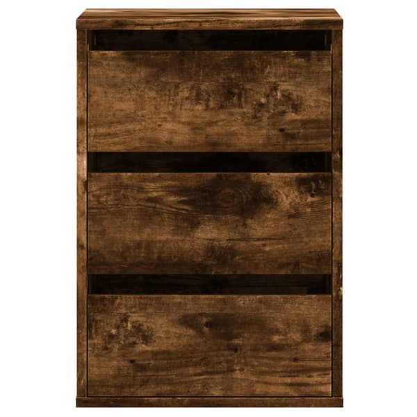 vidaXL Kommode røkt eik 40x41x58 cm konstruert tre