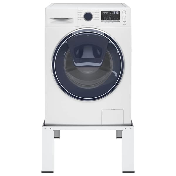 vidaXL Vaskemaskin sokkel hvit