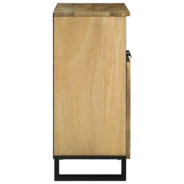 vidaXL Skap Brun 60 x 33 x 75 cm heltre mango