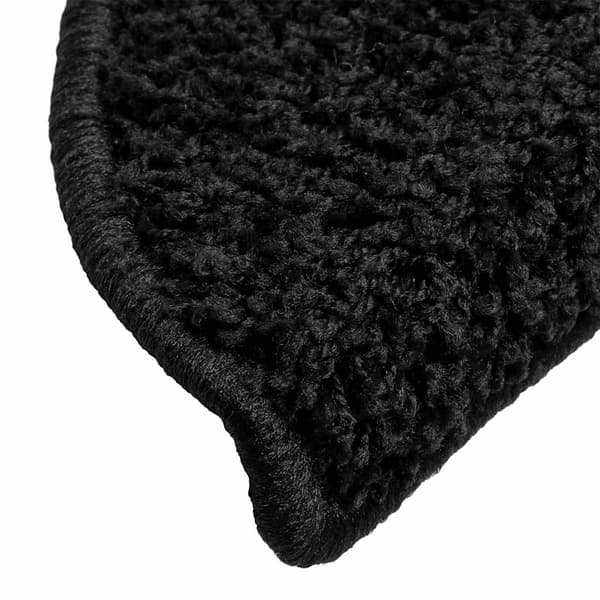 vidaXL Trappmattor 20 st svart 56x17x3 cm