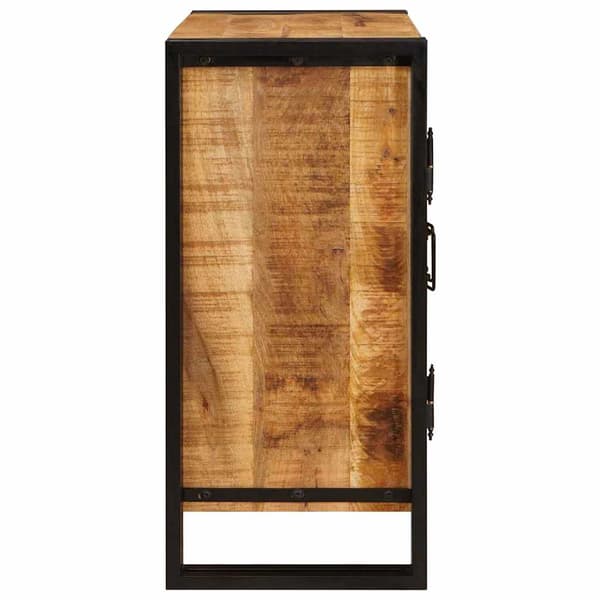 vidaXL Nattbordskap Brun 66 x 35 x 76 cm Solid rug mango tre