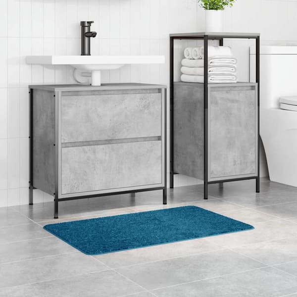 vidaXL Badmatta Blå 50 x 80 cm Polypropylen