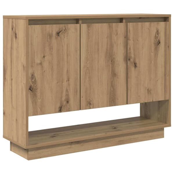 vidaXL Serviesskap Artisan Eik 97 x 29 x 75 cm Konstruert tre