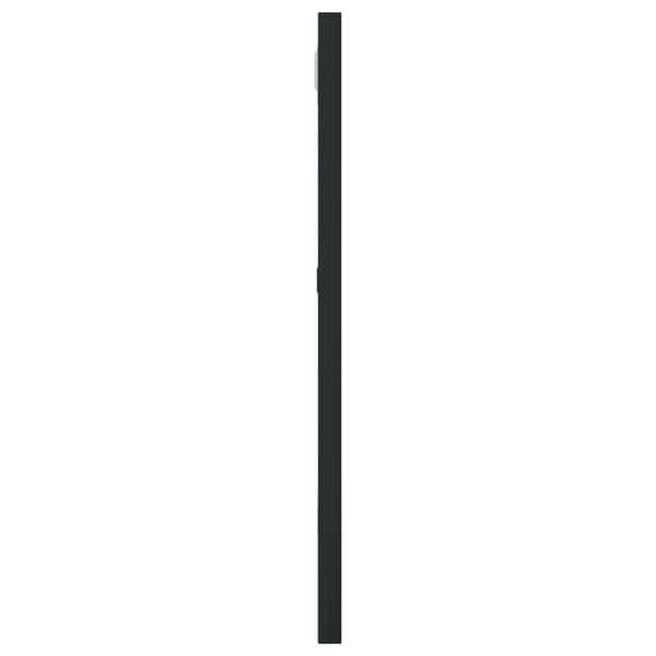 vidaXL Väggspegel svart 30x40 cm rektangulär järn