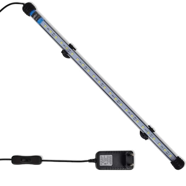vidaXL Akvarielampa LED 48 cm vit