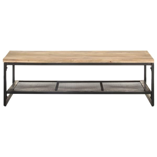vidaXL Sofabord 110x60x35 cm heltre mango change2
