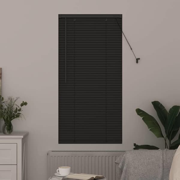vidaXL Persienner Mörkgrå 130 x 65 cm Aluminium