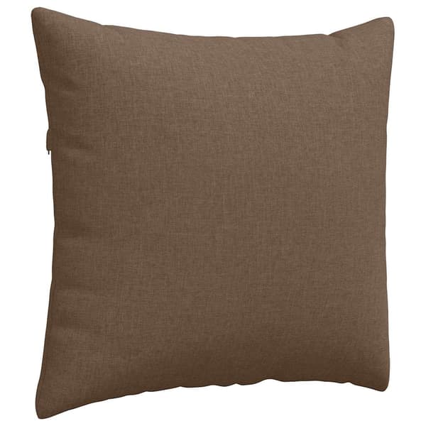 vidaXL Soffkuddar 2 st Brun 45 x 45 cm tyg