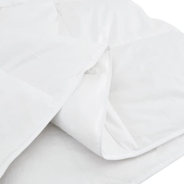 vidaXL Täckeset med kudde 3 pcs Vit Bomull