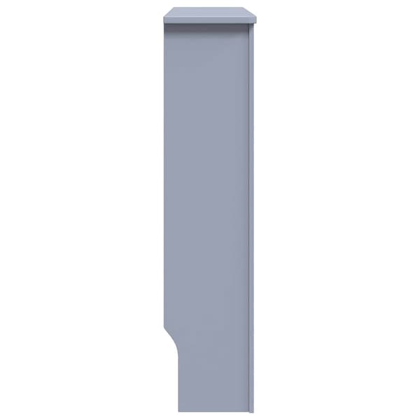 vidaXL Radiatordeksel MDF grå 78 cm