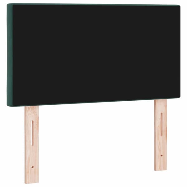 vidaXL LED huvuddyna Mörkgrön 80 cm Sammet