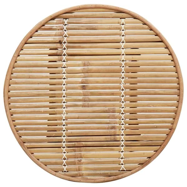 vidaXL Utebarbord runt Ø55x100 cm bambu