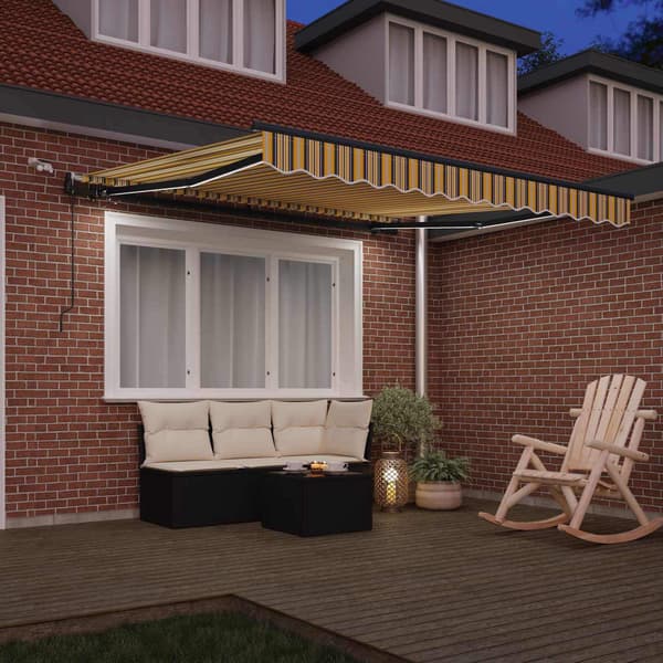vidaXL Markisduk Flerfärgad 300 x 250 cm Polyester