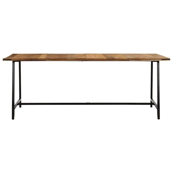 vidaXL Spisebord 200x100x75 cm heltre mango