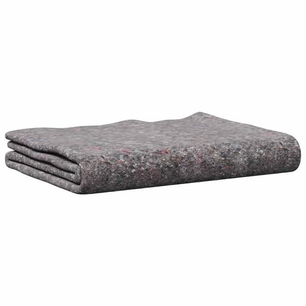 vidaXL Flytte tepper 5 pcs Grå 150 x 200 cm stoff