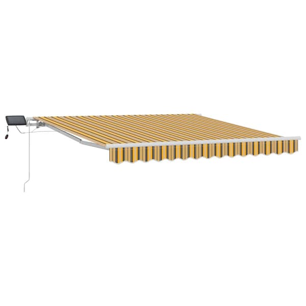 vidaXL Utfällbar markis med 350 x 250 cm tyg