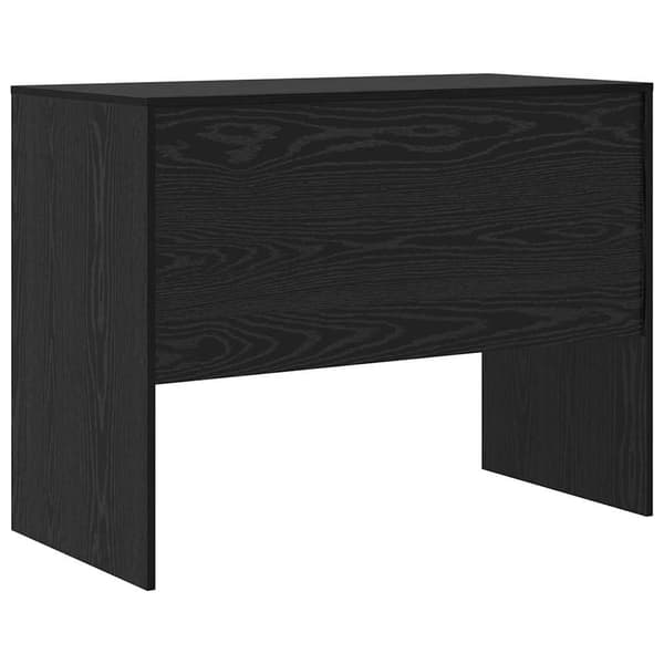 vidaXL Skrivebord Svart Eik 100 x 50 x 76 cm