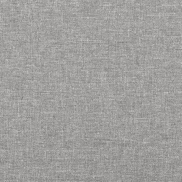 vidaXL Sengeramme lysegrå 135x190 cm Double stoff