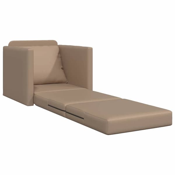 vidaXL Soffsäng 60cm Cappuccino Konstläder
