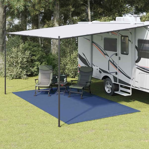 vidaXL Teppe til telt Blå 500 × 350 cm Polyester