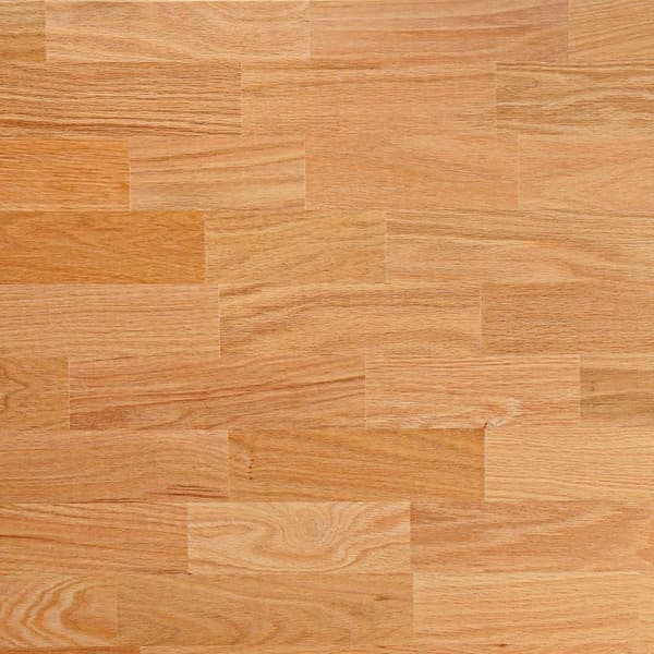 vidaXL Bordplate lysebrun 120x50x2,5 cm rektangulær heltre eik