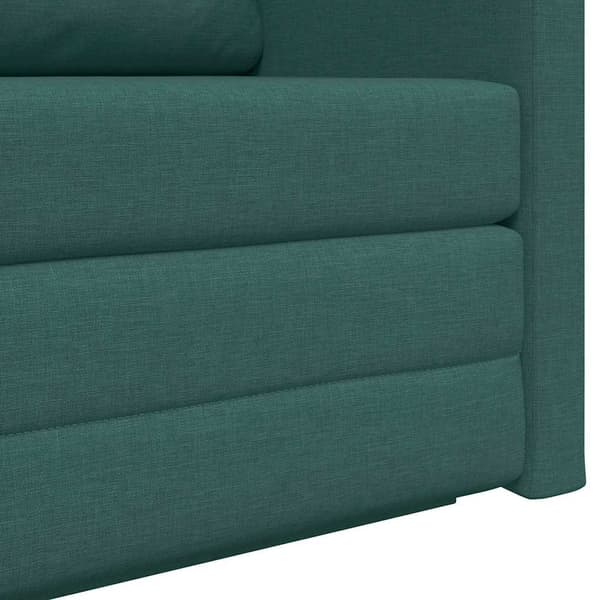 vidaXL Soffsäng 110cm Mörkgrön tyg