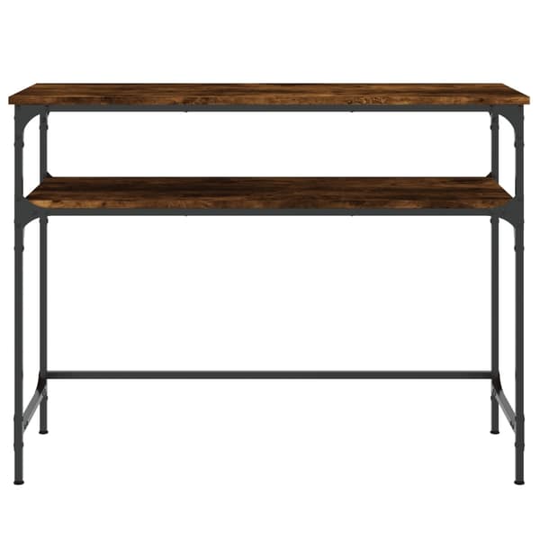 vidaXL Konsollbord sonoma eik 100x35,5x75 cm konstruert tre