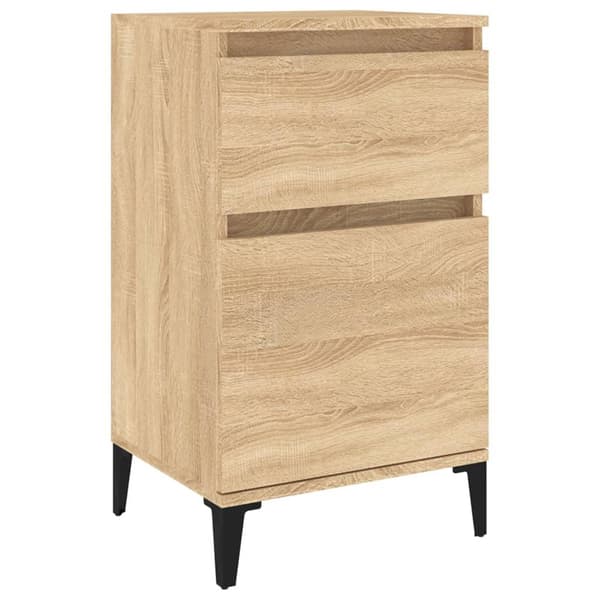 vidaXL Nattbord sonoma eik 40x35x70 cm