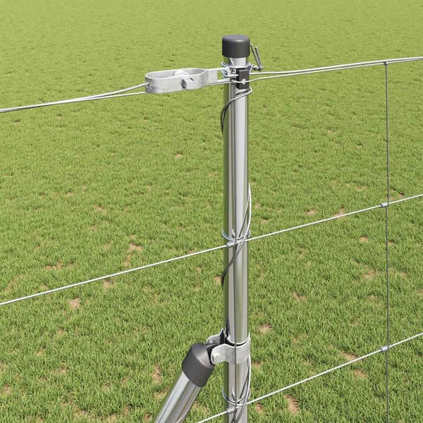 vidaXL Gjerdepåle Galvanisert 25 x 1,5 m Stål