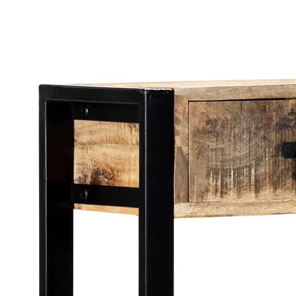 vidaXL Konsollbord 90x30x75 cm heltre mango