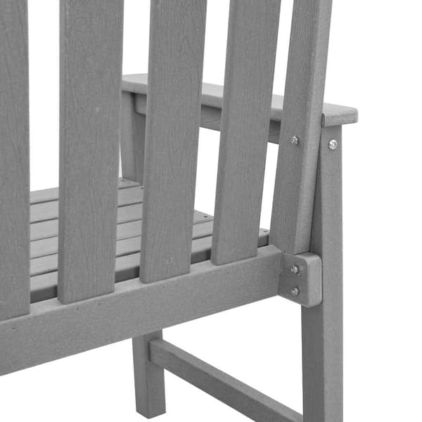 vidaXL Trädgård Stol 6 pcs Ljusgrå 65.5 x 59 x 88 cm polyeten
