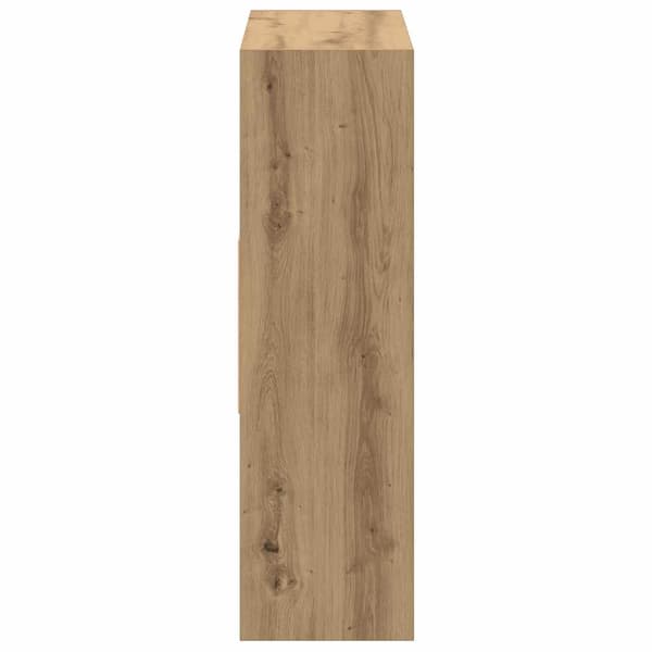 vidaXL Bokhylle artisan eik 97,5x29,5x100 cm konstruert tre